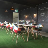 cozy sitting area with very comfy chairs :) at Cuppa Tea in Richmond