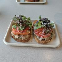 Chickpea Smash at Juniper Kitchen in Dover