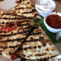 Portobella quesadilla   at Maxi's in Waterbury