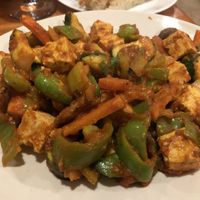 Tofu curry at Base Camp in Hanover