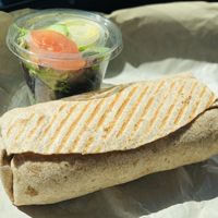 2022.APRIL29- Vegan wrap ($11)  at Eat Real Cafe in Santa Clarita