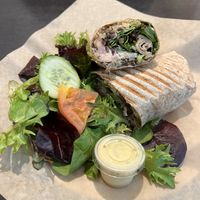 vegan wrap!!  at Eat Real Cafe in Santa Clarita