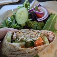 Thai wrap with tempeh at Eat Real Cafe in Santa Clarita
