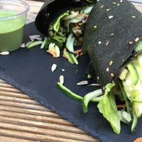 Piadina raw at #RAW VEGAN FIRENZE in Florence