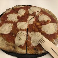 Pizza margherita at #RAW VEGAN FIRENZE in Florence