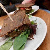 Protein Burgers at #RAW VEGAN FIRENZE in Florence