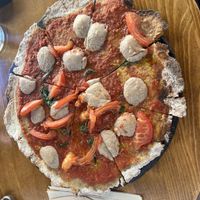 Pizza margherita  at #RAW VEGAN FIRENZE in Florence