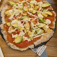 Pizza at #RAW VEGAN FIRENZE in Florence