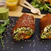 Tex mex wrap at #RAW VEGAN FIRENZE in Florence