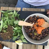 Taco bowl for 8,50€ at #RAW VEGAN FIRENZE in Florence