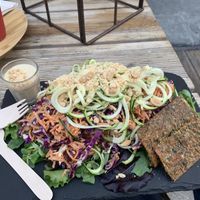 RAW noodle salad - huge!  at #RAW VEGAN FIRENZE in Florence