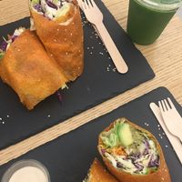 Wrap. Looks nice but is flavourless  at #RAW VEGAN FIRENZE in Florence