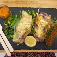 Summer rolls at #RAW VEGAN FIRENZE in Florence