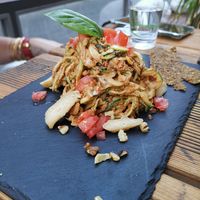 Zucchetti Spaghetti...lecker😍 at #RAW VEGAN FIRENZE in Florence