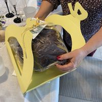 Vegan Colomba for Italian Easter celebrations  at Bar Dolcezza in Catania