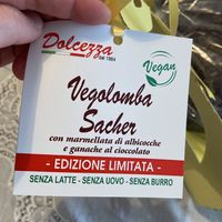 Vegan Colomba for Italian Easter celebrations  at Bar Dolcezza in Catania