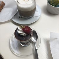 coffee and cake at Bar Dolcezza in Catania