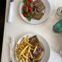 Tempeh with a lemon or orange dressing 👌 at Bar Dolcezza in Catania