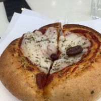 Pizzetta vegan at Bar Dolcezza in Catania