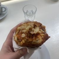 Vegan Arancini  at Bar Dolcezza in Catania