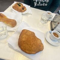 Savory vegan options   at Bar Dolcezza in Catania