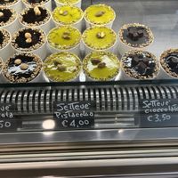 Dessert case   at Bar Dolcezza in Catania
