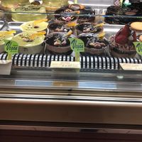 Lots of vegan sweets  at Bar Dolcezza in Catania