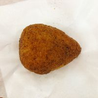 Vegan arancini  at Bar Dolcezza in Catania