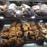 Sweet and savoury items  at Bar Dolcezza in Catania