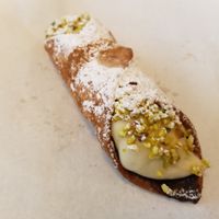 Vanilla connolo at Bar Dolcezza in Catania