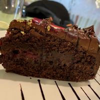 Chocolate cake 😋  at La Veganesa in Cadiz