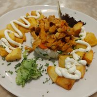 Stew Timbale at La Veganesa in Cadiz