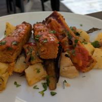 BBQ seitan at La Veganesa in Cadiz