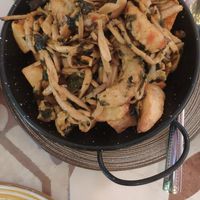 Vegan prawns at La Veganesa in Cadiz