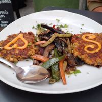 Pinchos veganos at La Veganesa in Cadiz