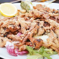 Rabas de monte at La Veganesa in Cadiz