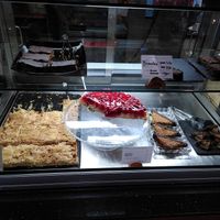 Some of the desserts at Adelhaus in Freiburg