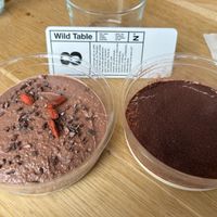 Raw chocolate pudding & tiramisu (no tiramisu)  at Wild & The Moon - Wild Lab Gravilliers in Paris
