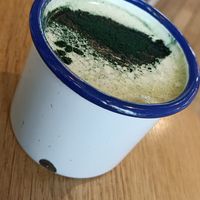 Matcha latte. at Wild & The Moon - Wild Lab Gravilliers in Paris
