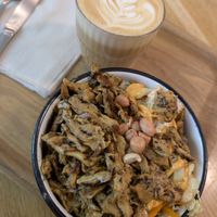 Jacks Bowl and oat Café Latté at Wild & The Moon - Wild Lab Gravilliers in Paris