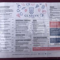 Menu 1, July 2022  at Glaslyn in Beddgerlet