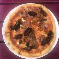 ‘Hebog’ pizza (I think)  at Glaslyn in Beddgerlet