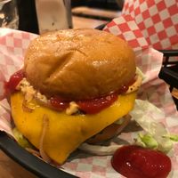 “beef” burger  at Mooshies in East London