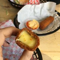 Cheese sticks  at Mooshies in East London