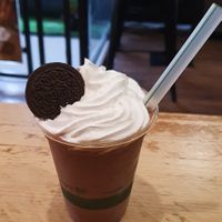 Chocolate milkshake at Mooshies in East London