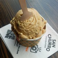 salted caramel gelato at San Churro in Wantirna South