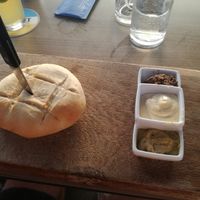 Homemade bread at Zilte Zoen in Bergen Aan Zee
