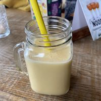 Hawaiian smoothie: nice smoothie with passion fruit, coconut, mango, apple and pineapple.  at Natuurlijk in Egmond Aan Zee