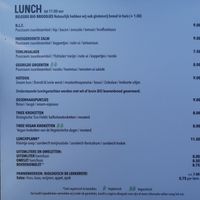 Menu 2 at Natuurlijk in Egmond Aan Zee