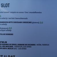 Menu 4 at Natuurlijk in Egmond Aan Zee